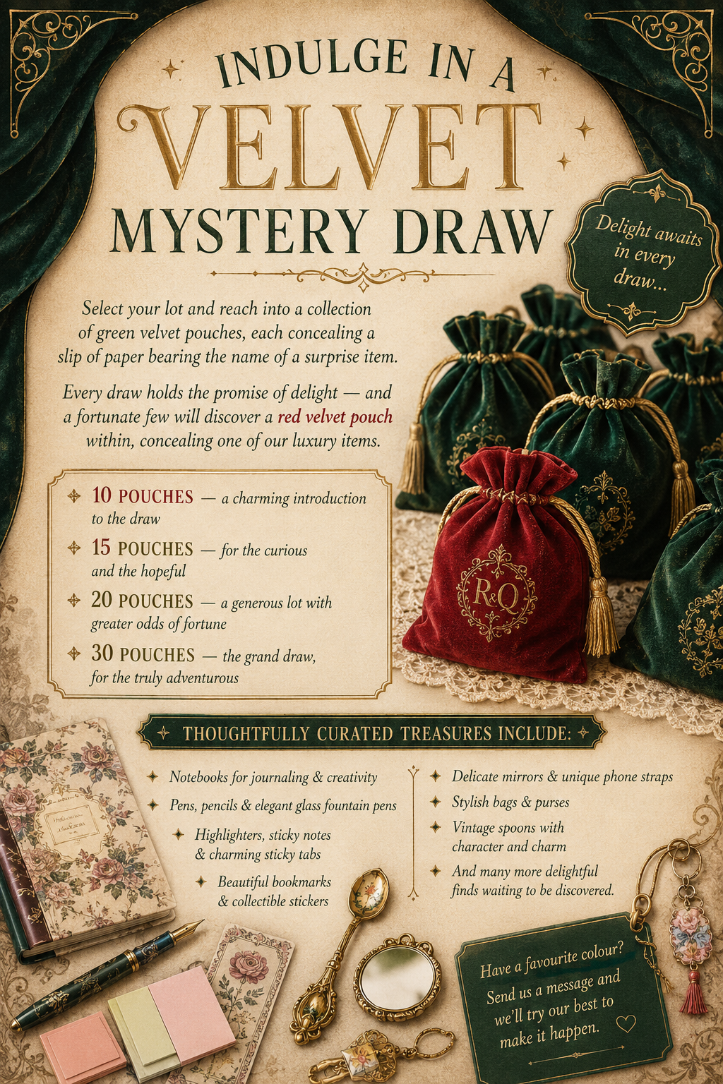 The Velvet Mystery Draw