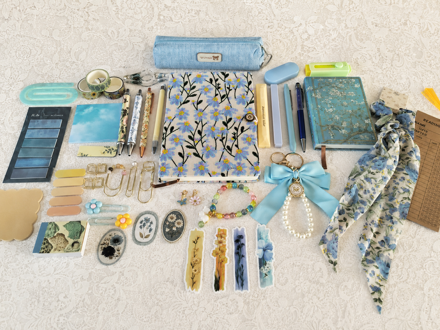 Blue & Yellow Stationery Bundle