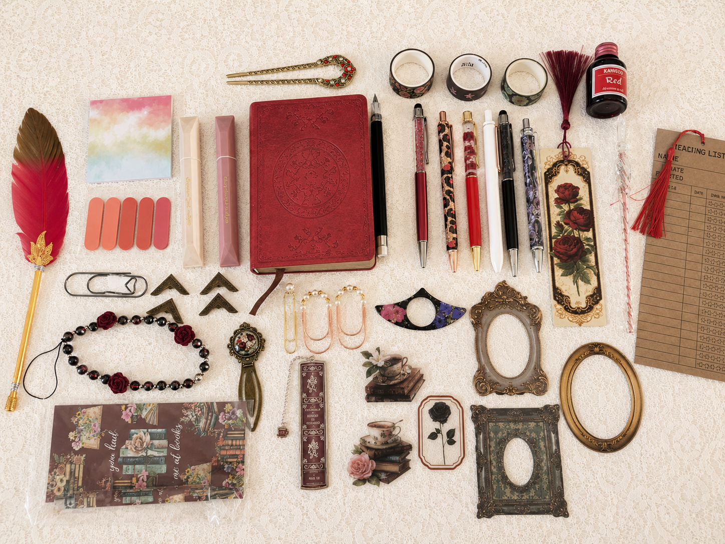 Red & Black Luxe Bookish Bundle